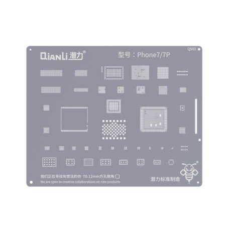 KIT DE STENCIL REPARACION CPU SERIE IPH 6 IPH 13