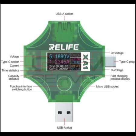 PROBADOR USB VOLTAJE RL XA1