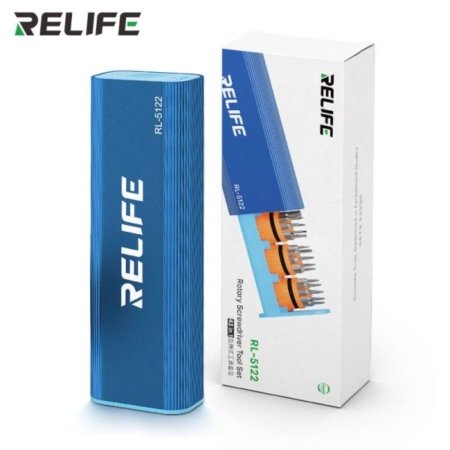 KIT HERRAMIENTA DESTORNILLADOR ROTATIVO RELIFE RL-5122