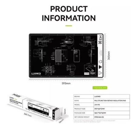 MANTA TERMICA LUOWEI M3