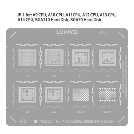 STENCIL LUOWEI CPU A9